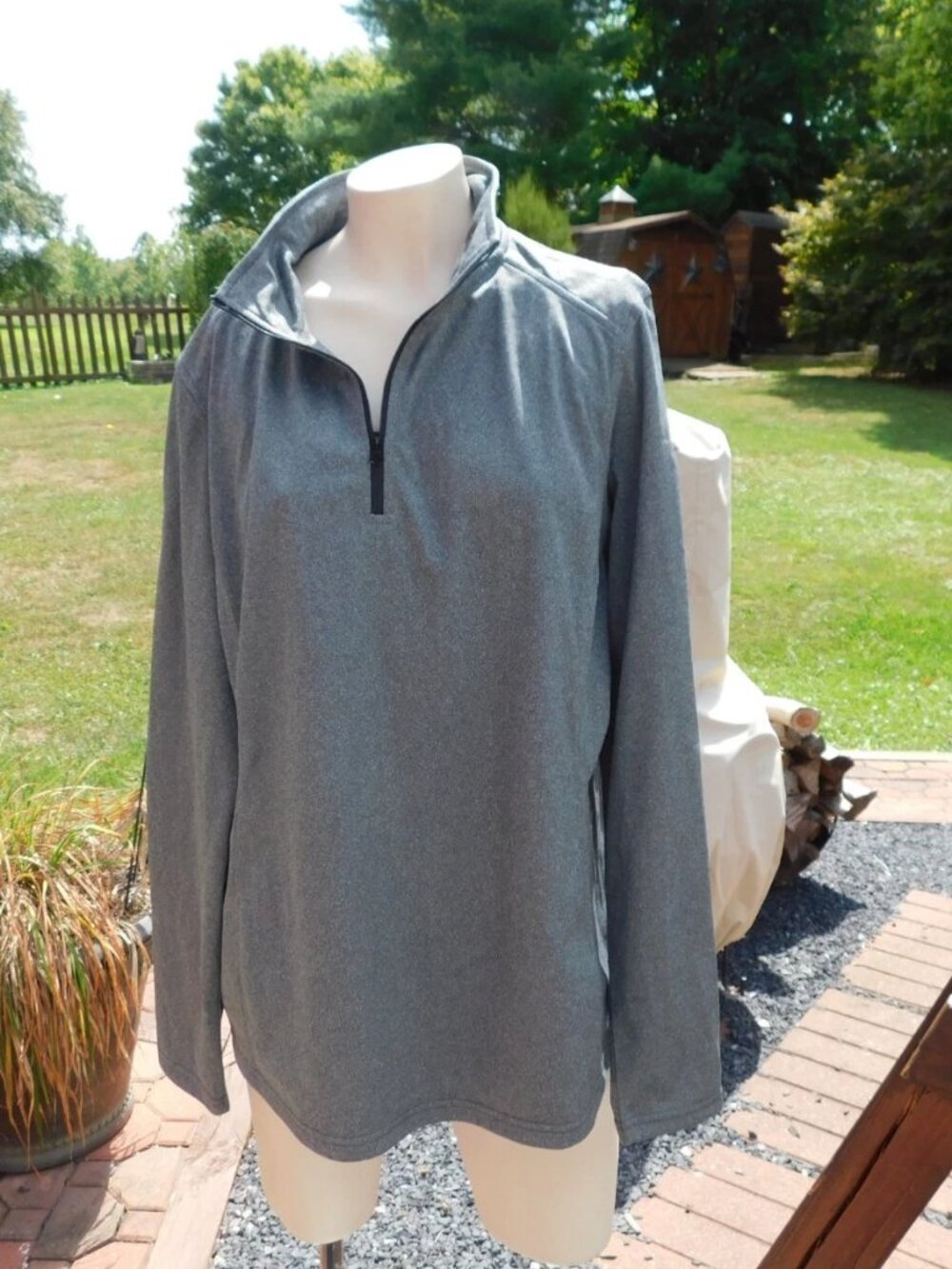 THE NORTH FACE 1/4 Zip Long Sleeve Athletic Shirt Womens XL